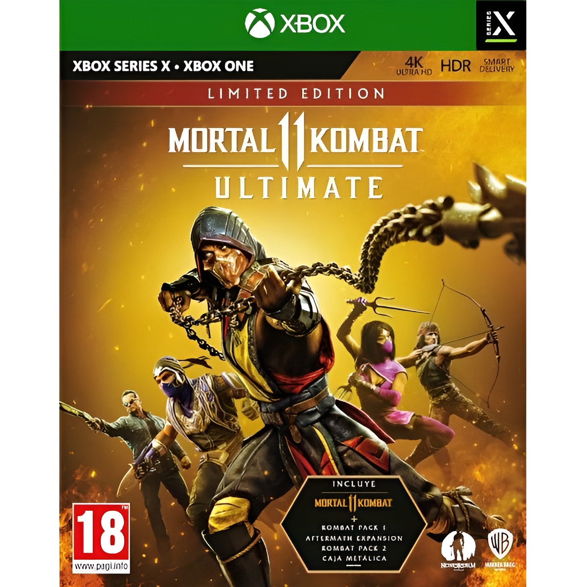 Mortal Kombat 11 Ultimate Ed. Limitada - Xbox - Nuevo Precintado - PAL España