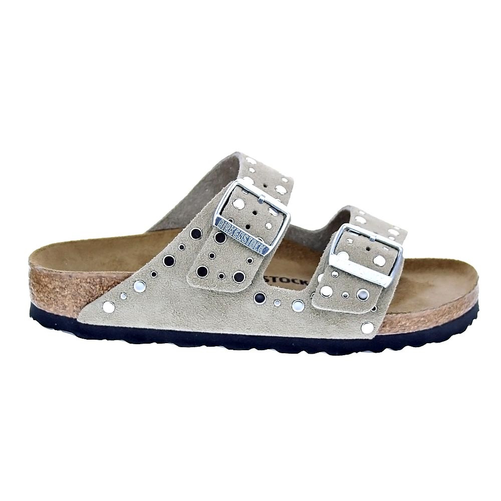 Birkenstock Mujer Sandalias modelo Arizona Rivet Border Gris