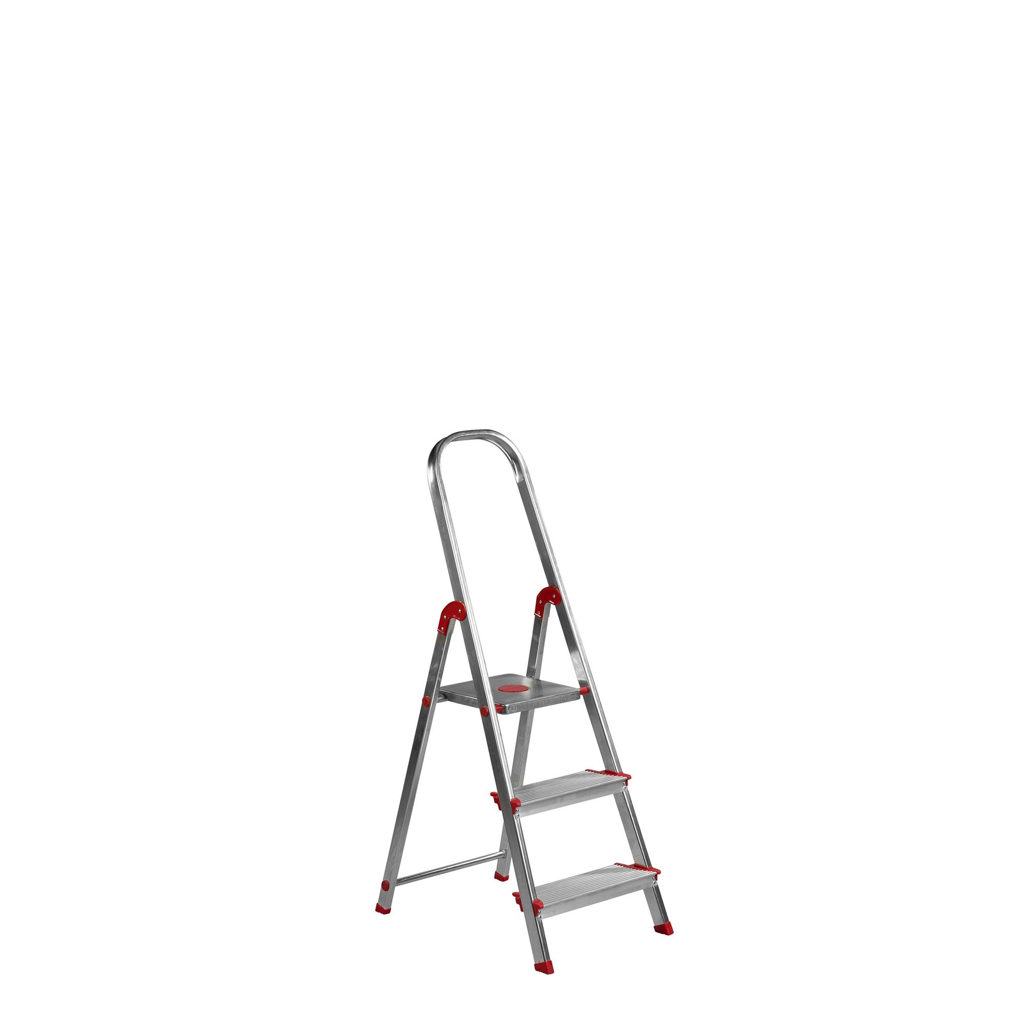 Escalera Aluminio Rolser Norma 220 3 Peldanos Anchos
