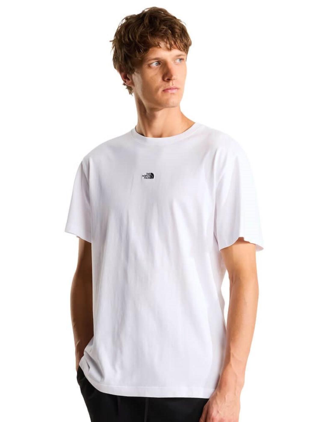 NORTH FACE CAMISETA BLANCA LOGO CENTER