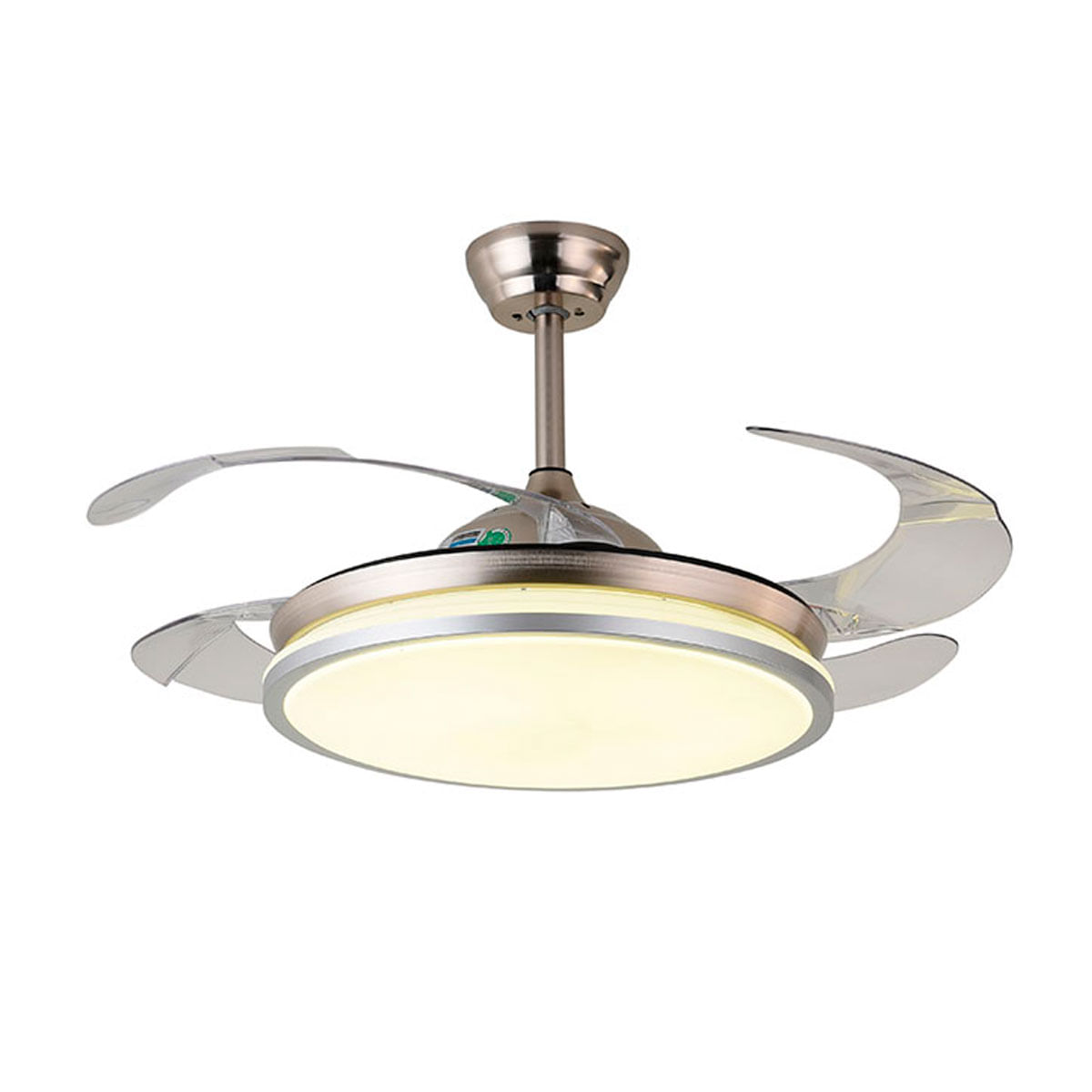 Ventilador de techo Dune Bel Air 72W aspas retráctiles mando a distancia Ø108 cm