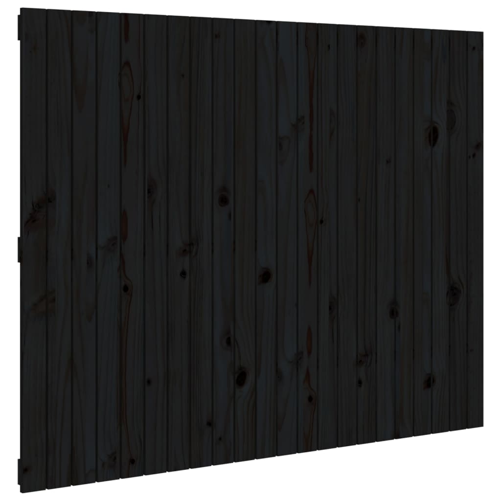 vidaXL Cabecero de cama de pared madera maciza de pino 140x3x110 cm