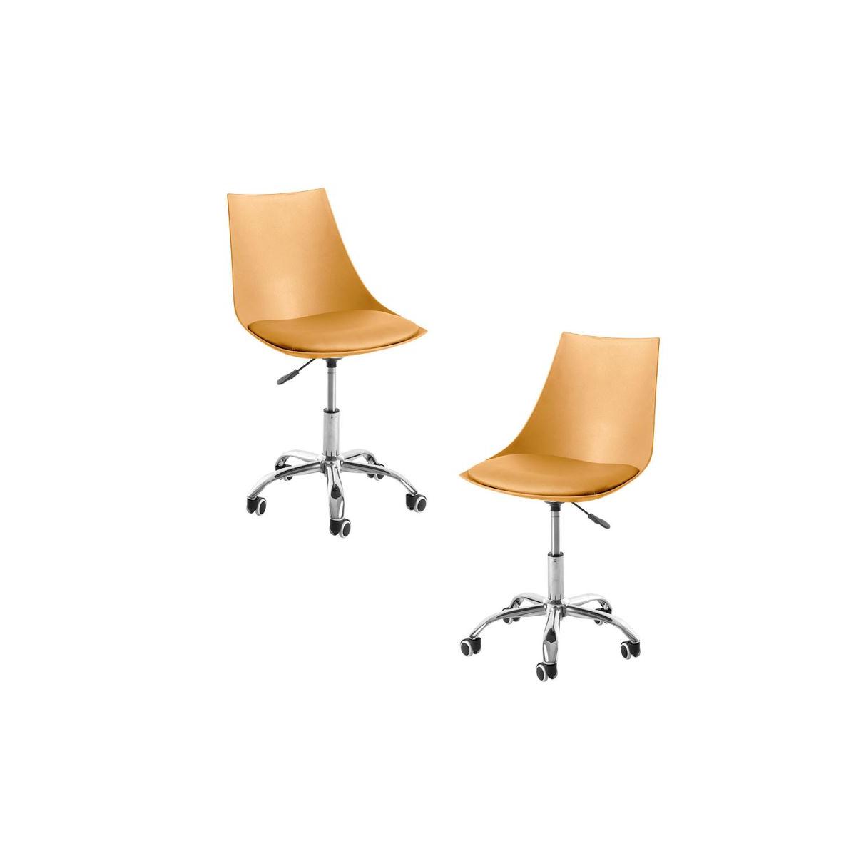 Regalos Miguel - Packs Sillas - Pack 2 Sillas Blok Office - Mostaza