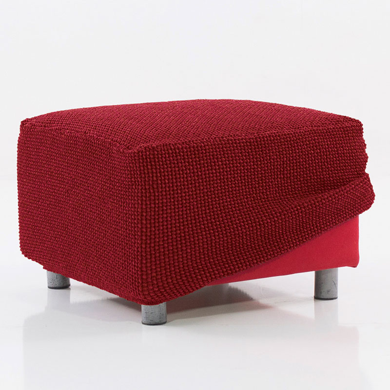 MAXIFUNDAS FUNDAS DE SOFA & CHAISE LONGUE - Funda de Puff Relive Elástica