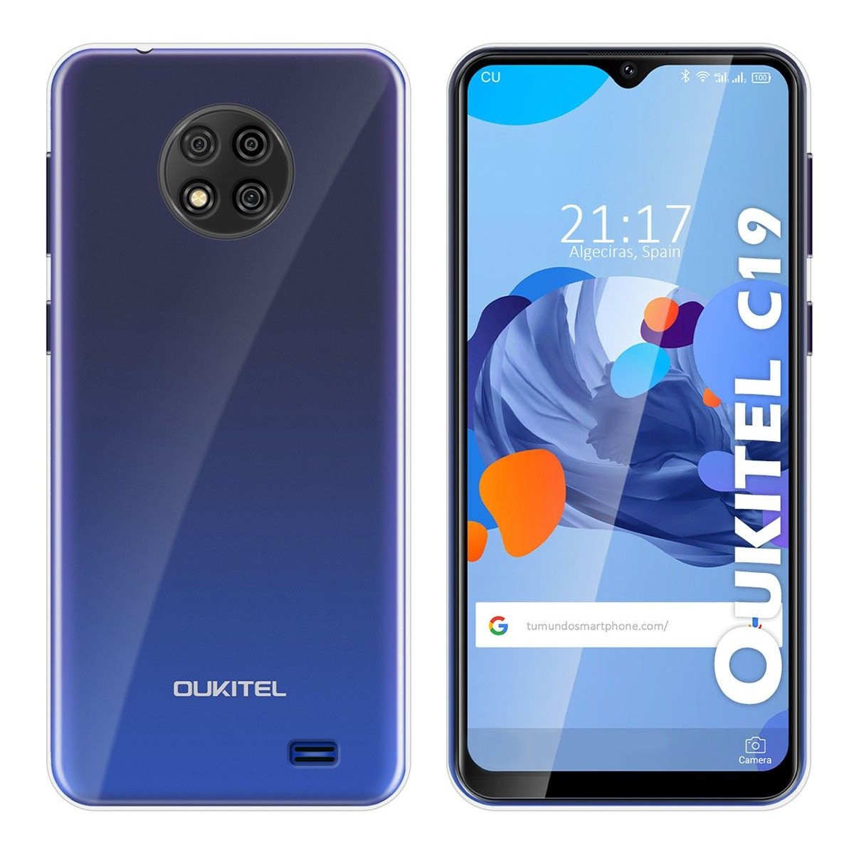 Tumundosmartphone Funda Silicona Gel TPU Transparente para Oukitel C19