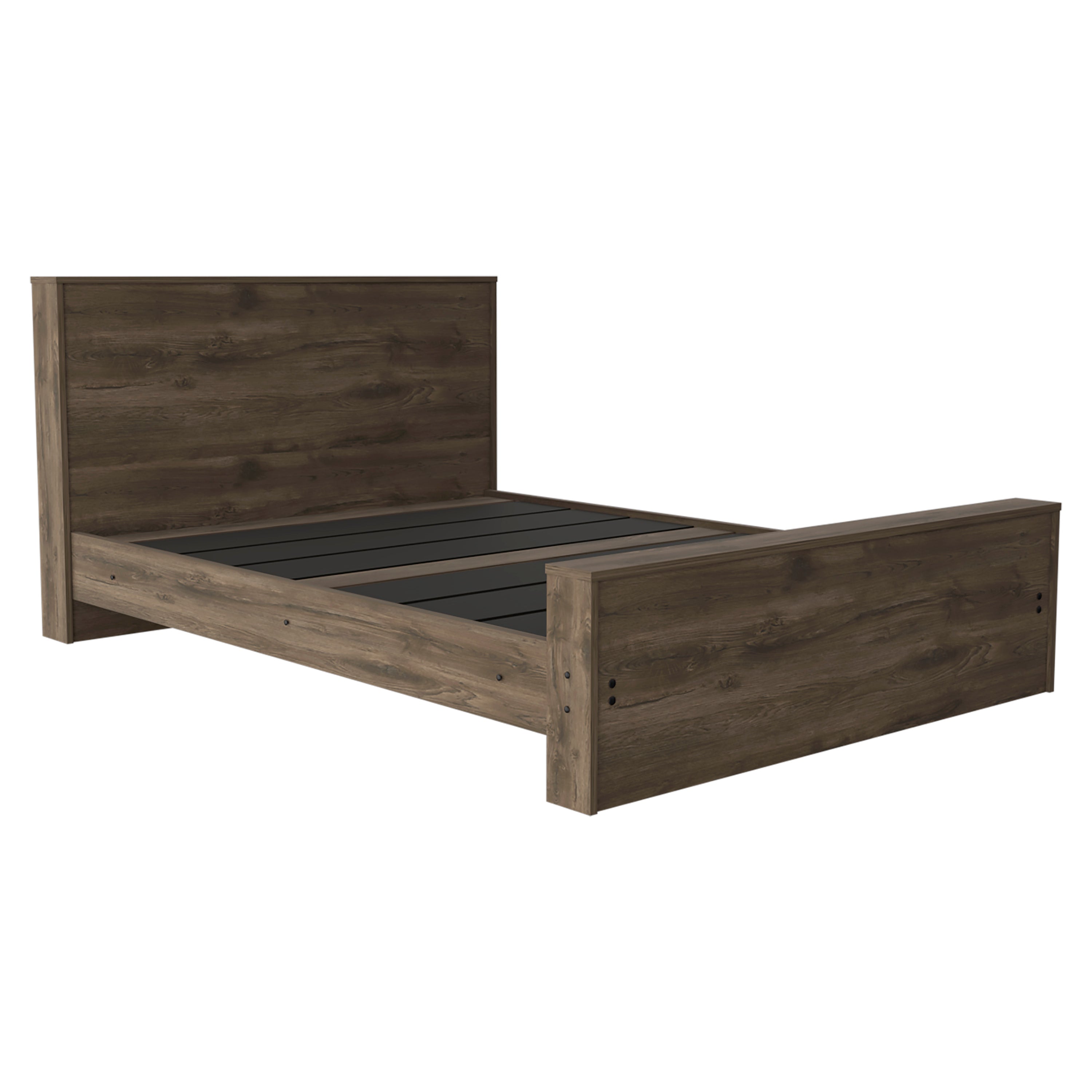 TUHOME Base Cama Completo Galanto, con marco, Bellota Madera manufacturada Dormitorio-Cama
