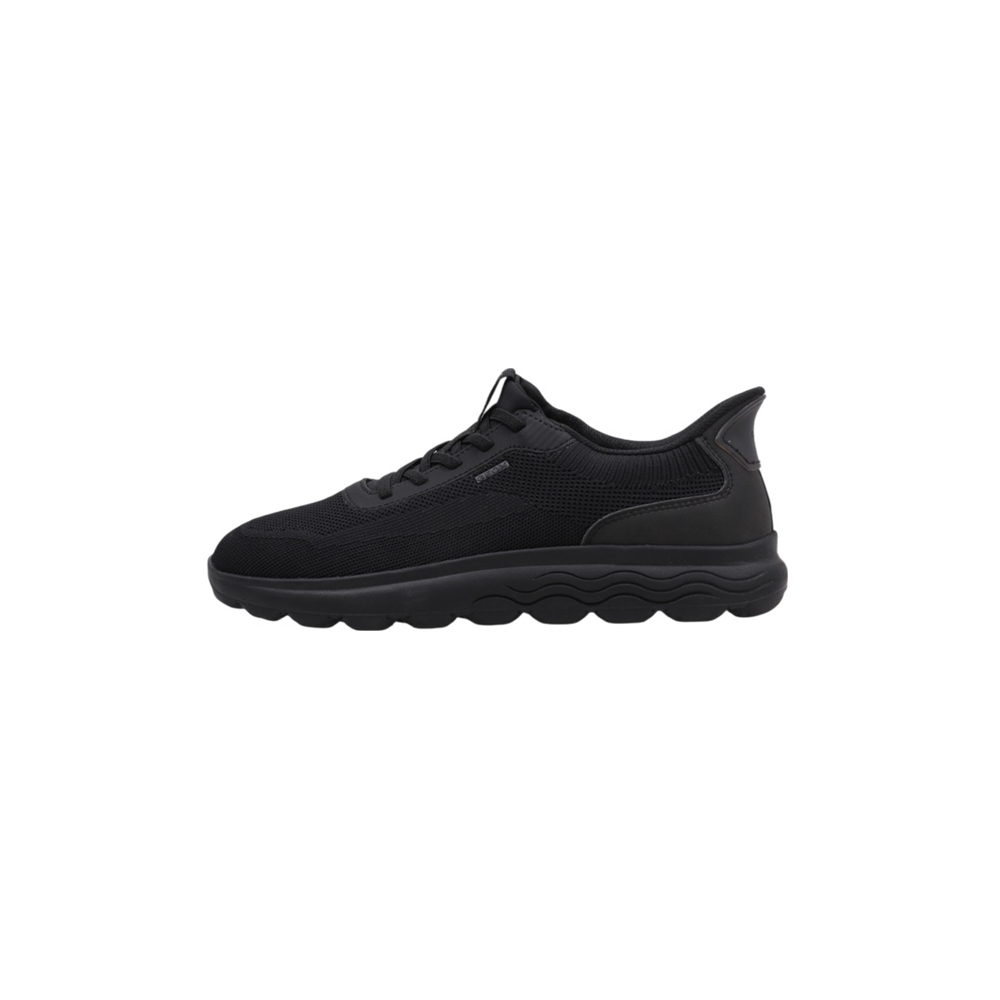 Geox U SPHERICA PLUS A Deportivas Planas Hombre Negro