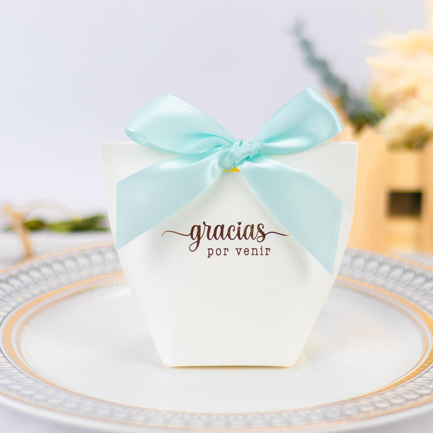Pack de 10 a 60 unidades de cajas de regalo pequeñas, cajas blancas con lazo, envoltorio regalo, detalles invitados boda y comunión, recuerdos originales para celebraciones, regalos decorativos para invitados, Regalantes.com