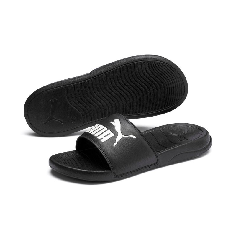 PUMA Chanclas hombre PALA PISCINA NEGRO BLANCO 38434 26V