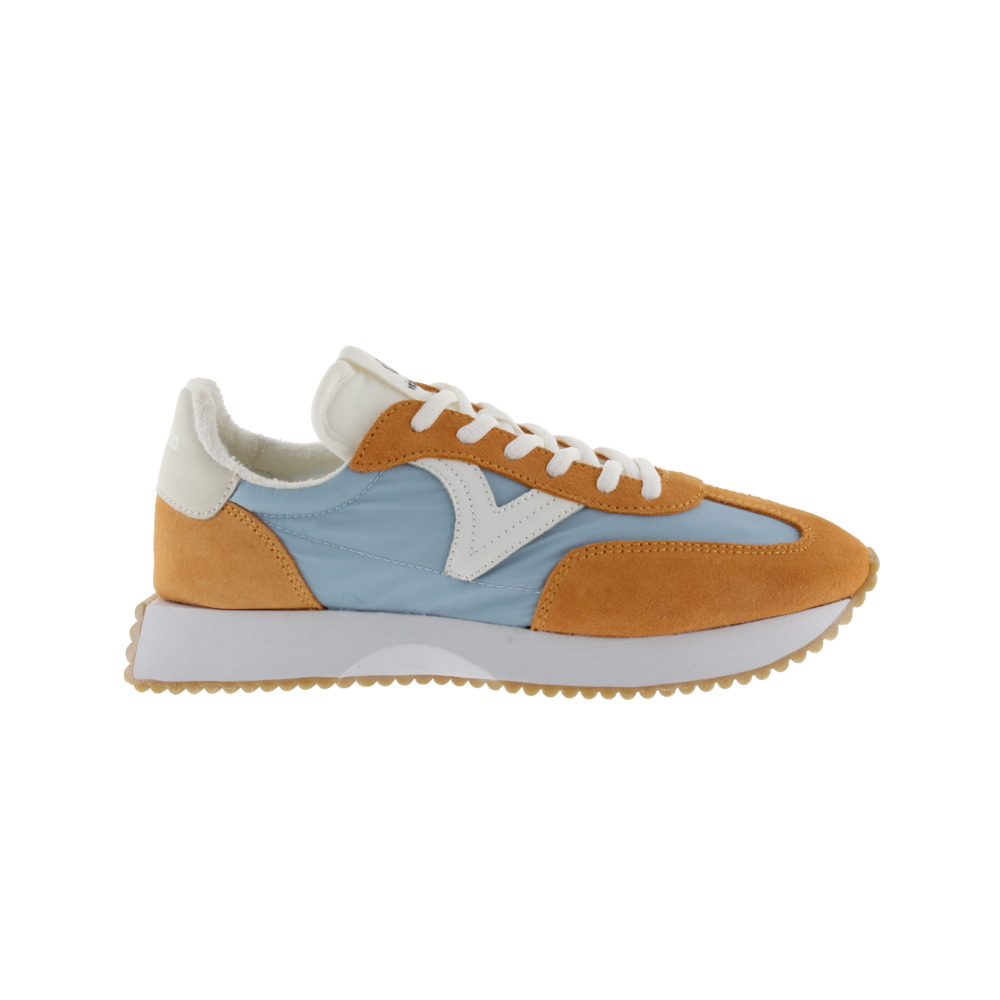 Victoria Cosmos Zapatillas de nylon con piezas de color y serraje y suela en sierra 1134100
