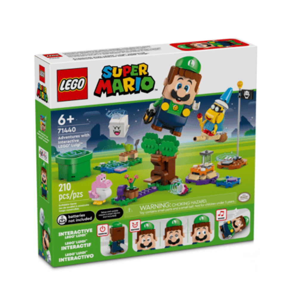 LEGO SUPER MARIO - LUIGI AVENTURAS INTERACTIVAS, 71440, TIENDA CON LICENCIA OFICIAL, ENVÍO 24-48H PENÍNSULA, JUGUETES, BRICKS, PIEZAS, LADRILLOS, BLOQUES DE CONSTRUCCIÓN, VIDEOJUEGOS, FONTANERO, 100% ORIGINAL