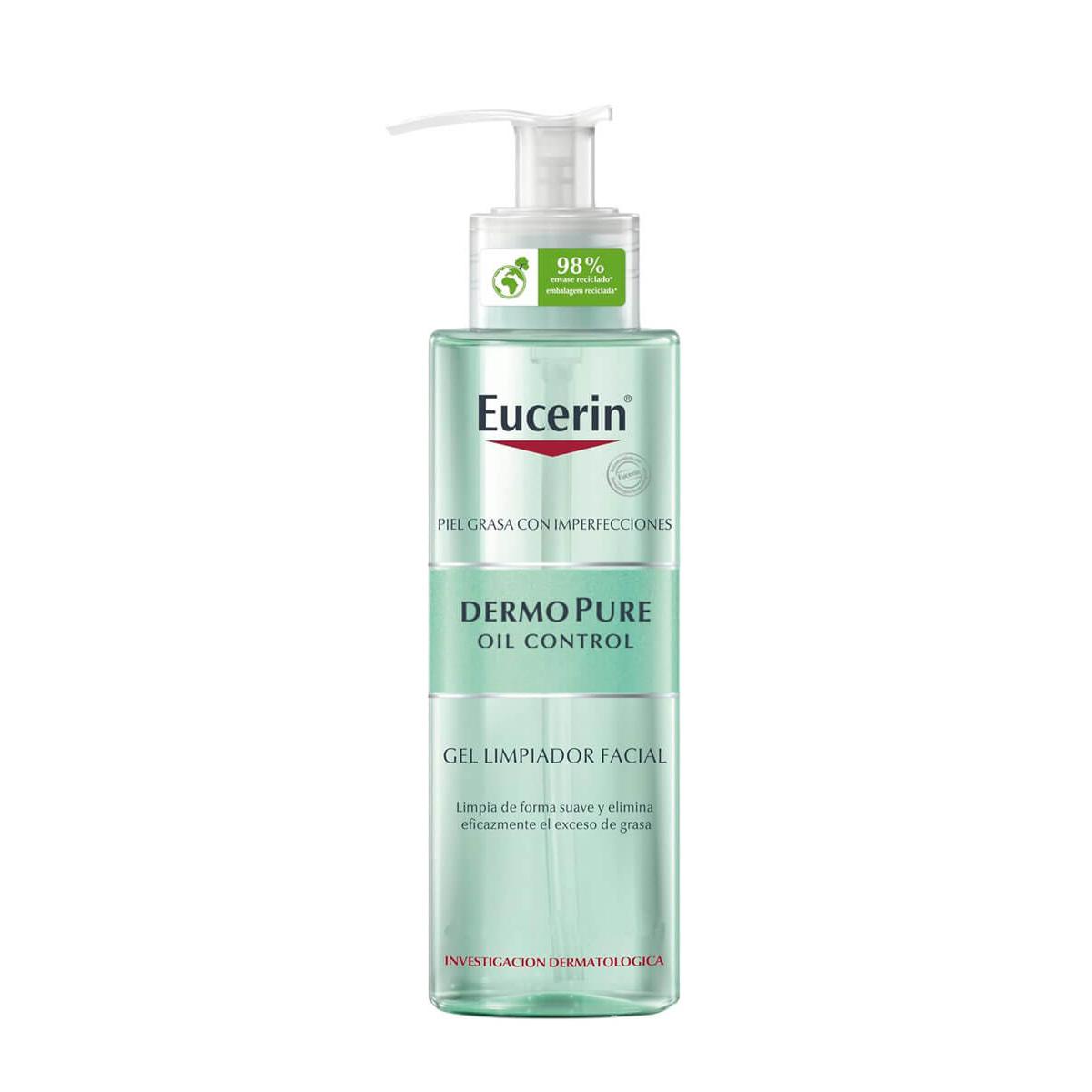 Eucerin dermopure oil control gel limpiador 200 ml