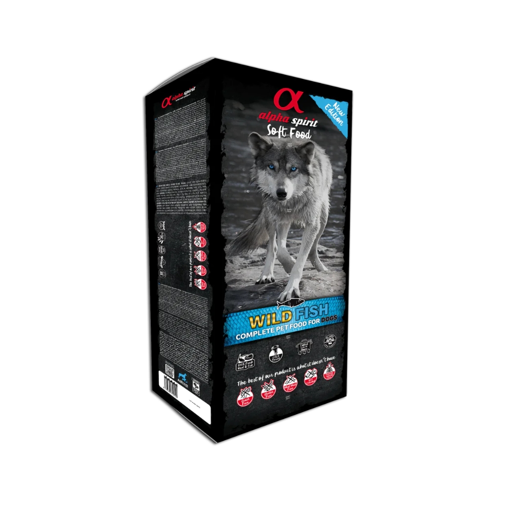 ALPHA SPIRIT – Wild Fish – Pienso SemiHumedo para Perros Adultos de Todas las Razas