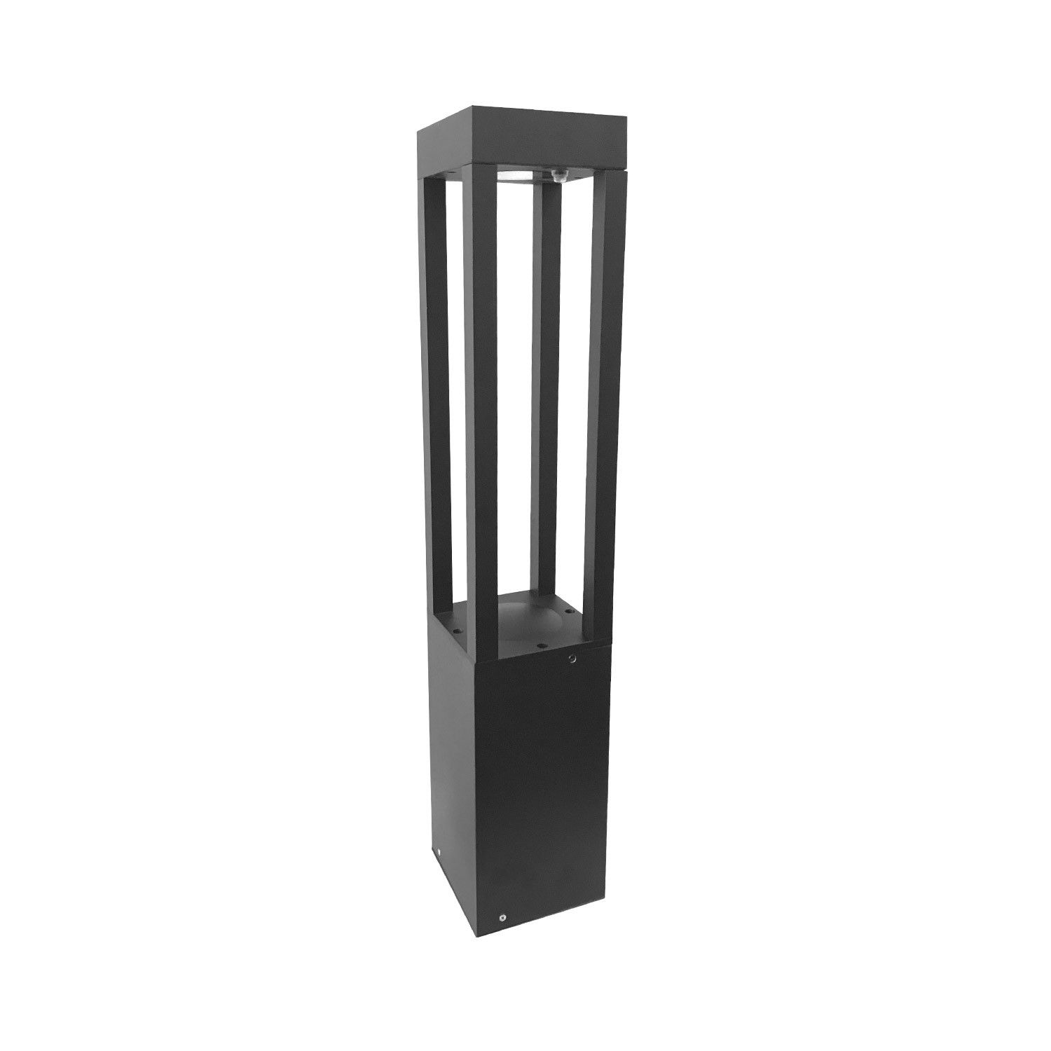 Ledkia Baliza Solar Exterior LED 1.5W Superficie Pie 80cm Layou 3000K Blanco Cálido