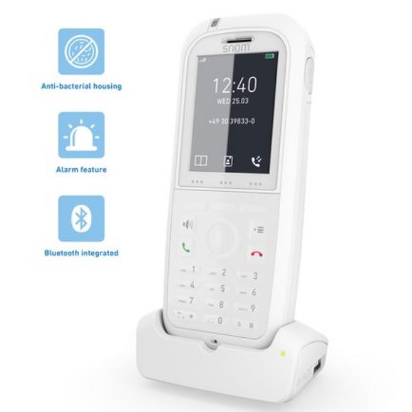 Snom M90 Terminal de teléfono DECT Identificador de llamadas Blanco