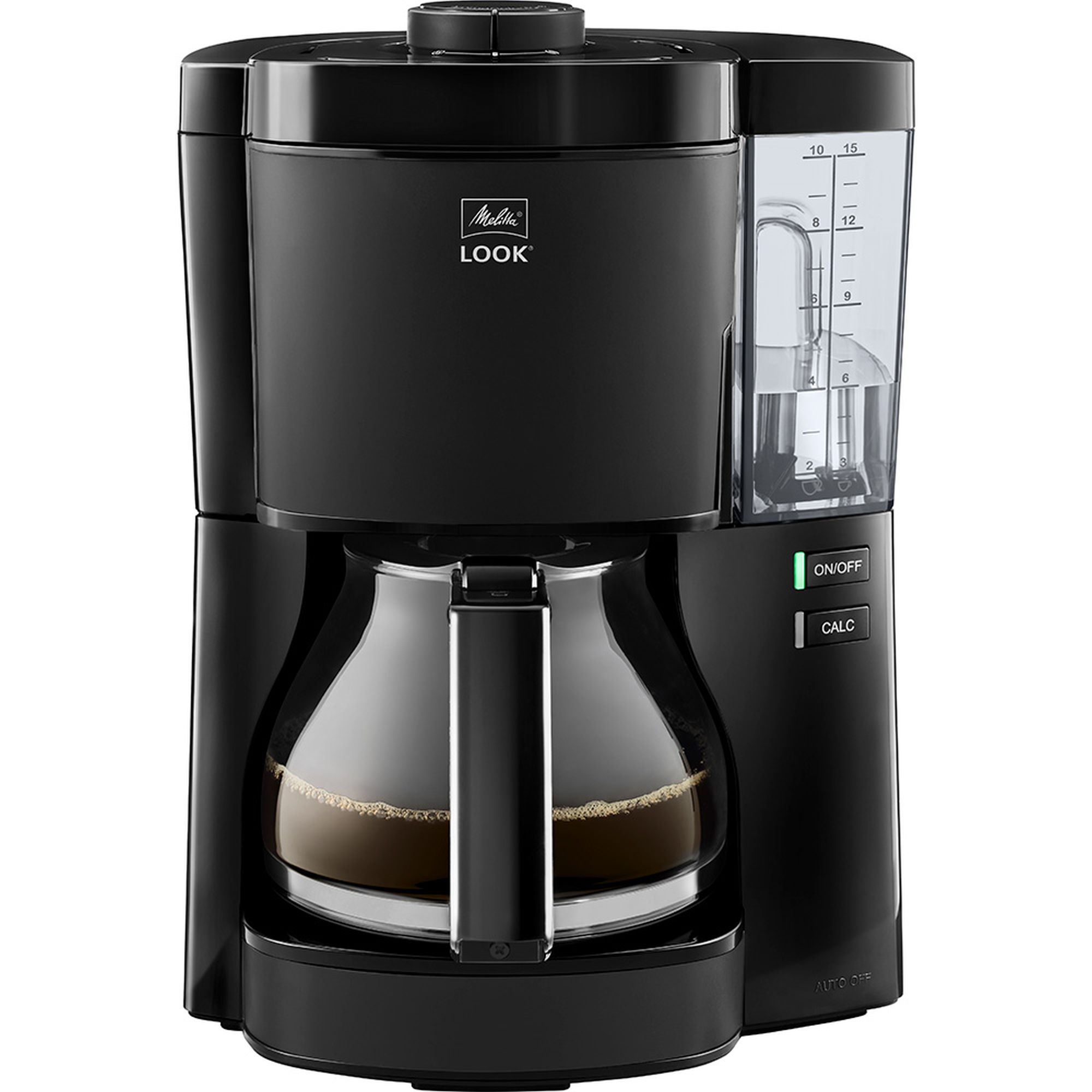 Melitta Cafetera de goteo Melitta Look V 1025-02 Depósito Extraíble Selector de Aroma 10 Tazas