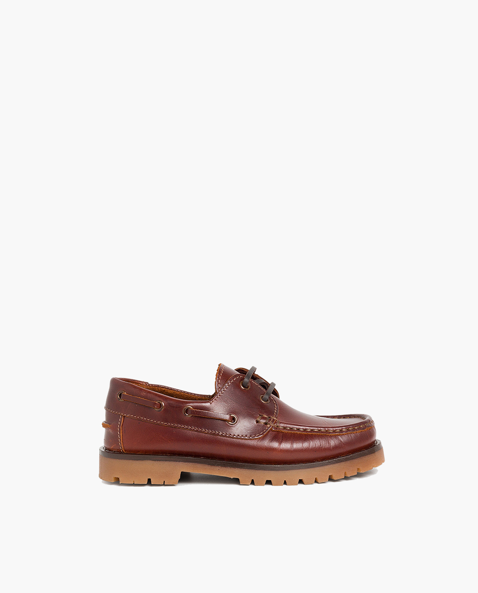 Pisamonas Náuticos Niño Cordones | Piel de Calidad