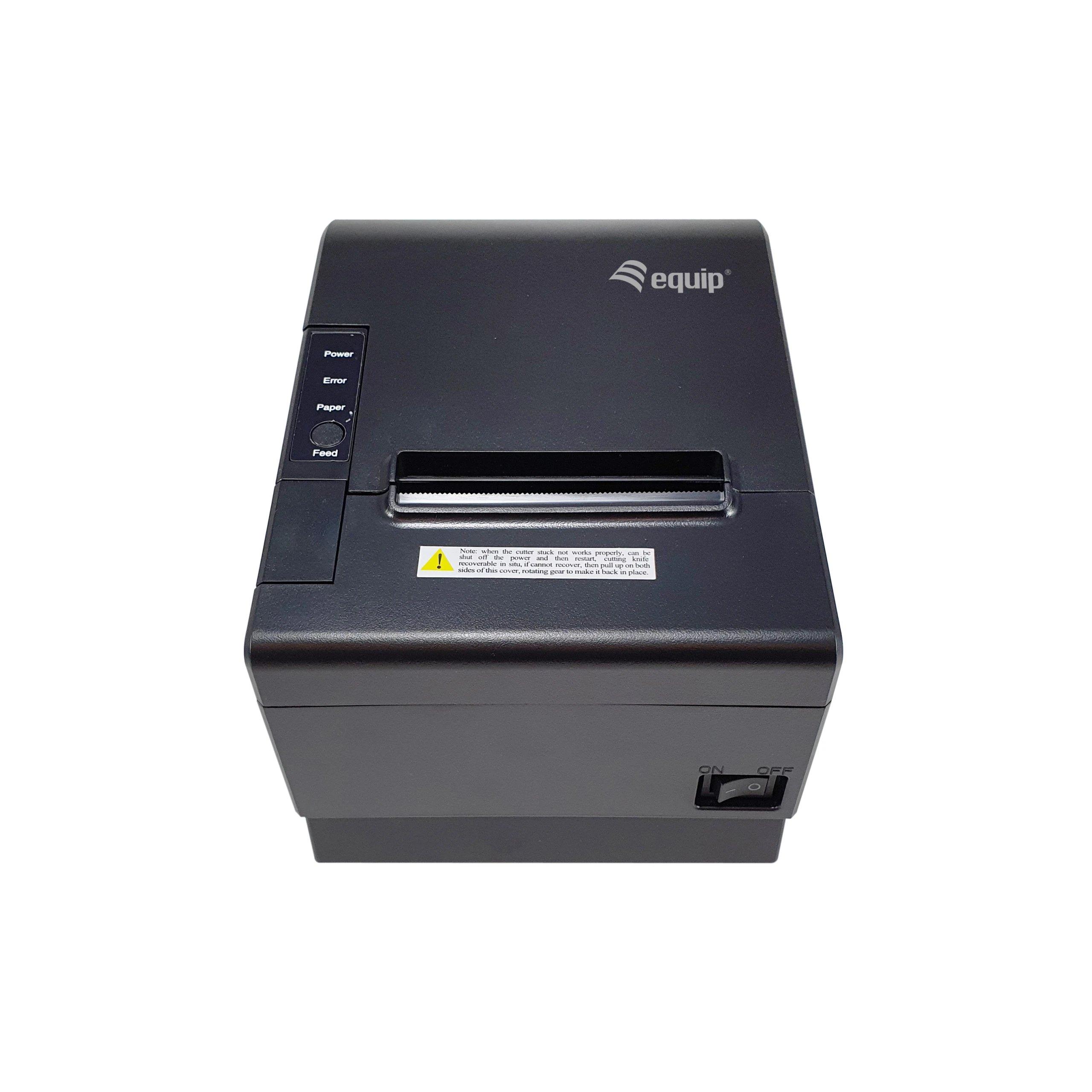 Impresora Térmica 5, 8 cm Equip SDGAEOEND02  | 300 mm/s, 203 Hz, Corte de papel automático, Negro