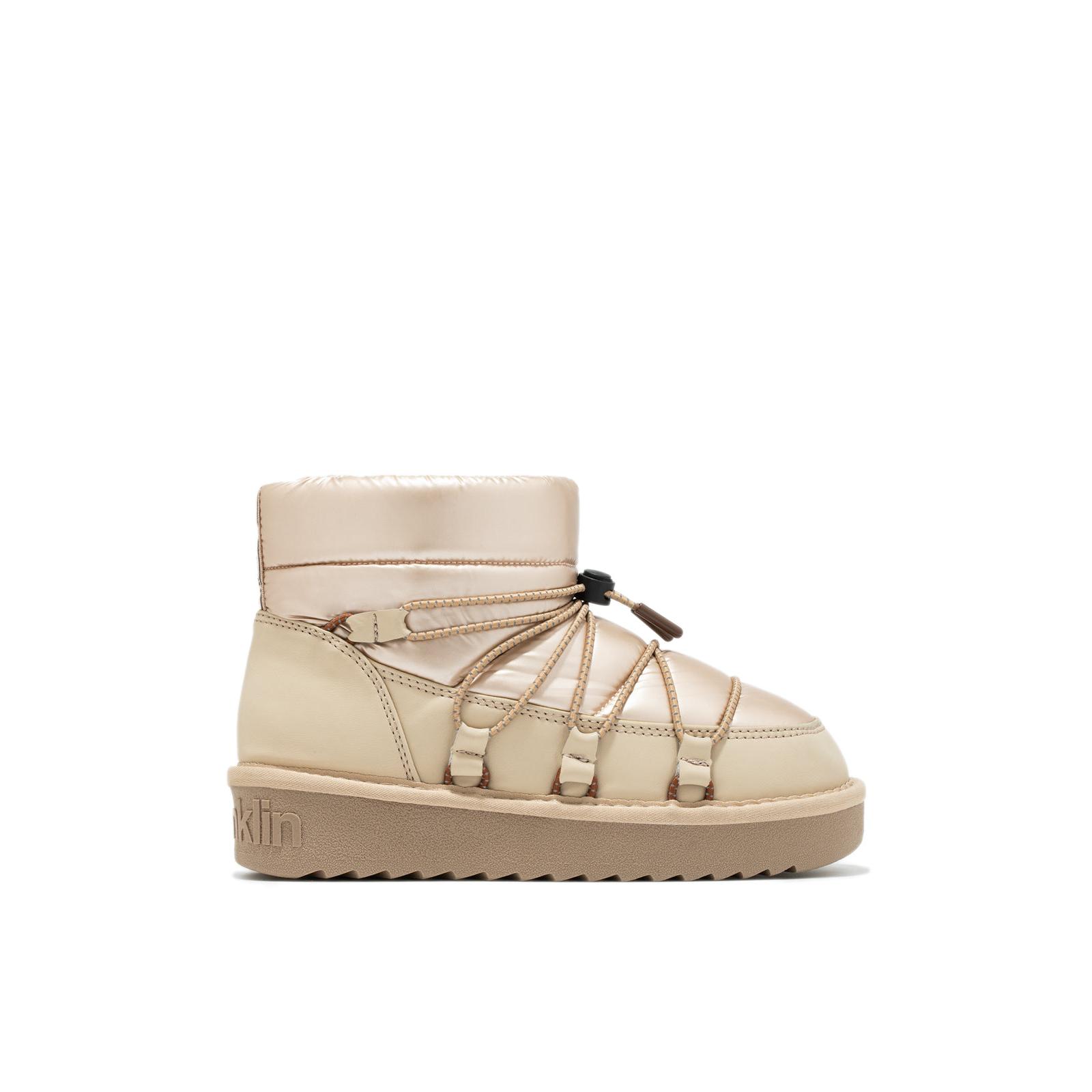 D.Franklin Botas Australianas de Corte Bajo Nordic Basic    Camel  - Botas para Mujer - Moda casual Mujer