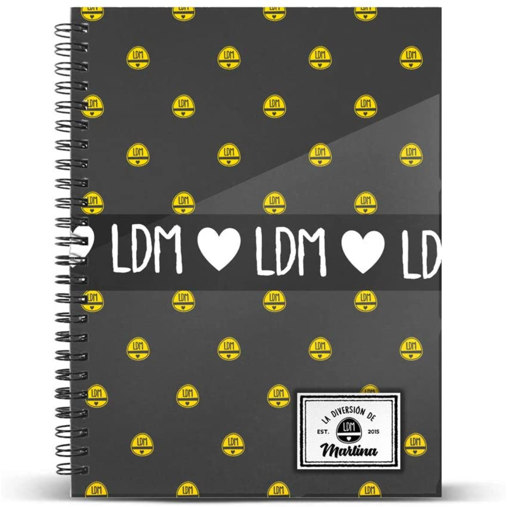Cuaderno La diversión de Martina 69571 gris oscuro Junior