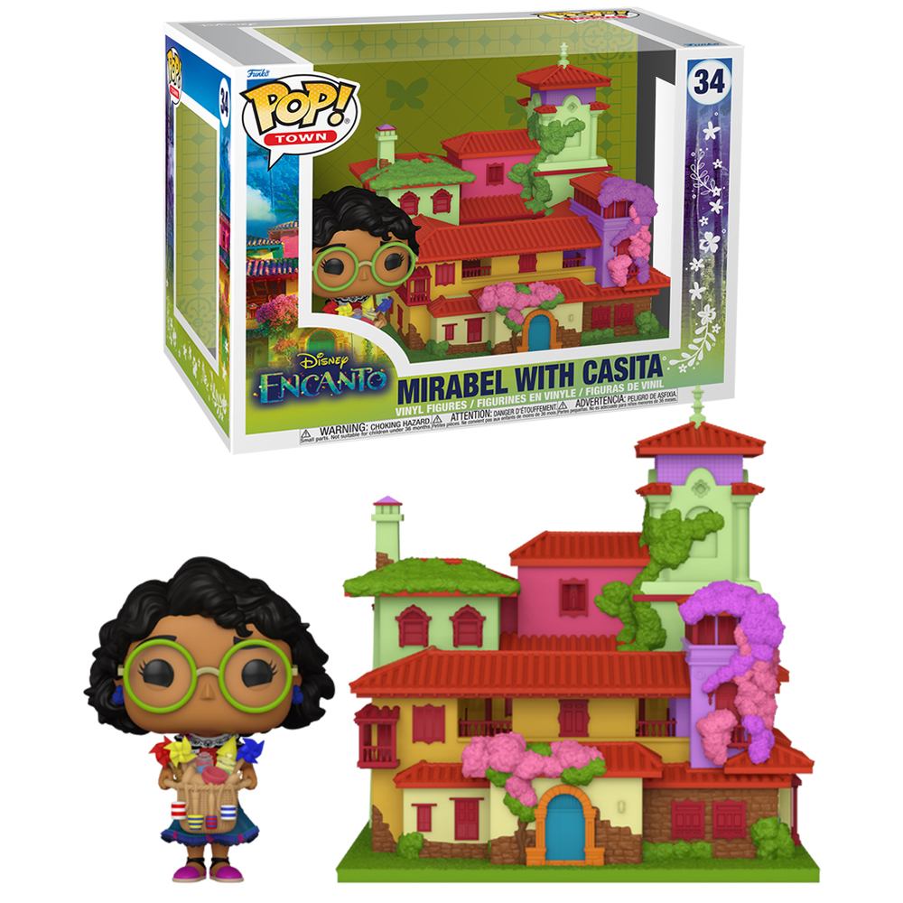 Funko Pop! Town Disney Encanto - Mirabel con Casita, 73717, Nº34