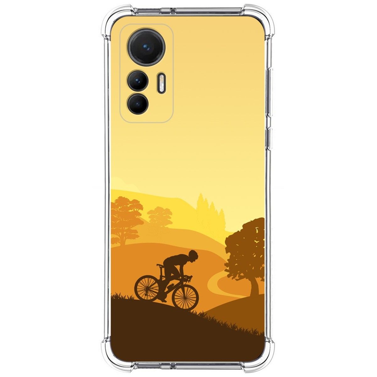 Funda Silicona Antigolpes para Xiaomi 12 Lite 5G diseño Ciclista Dibujos