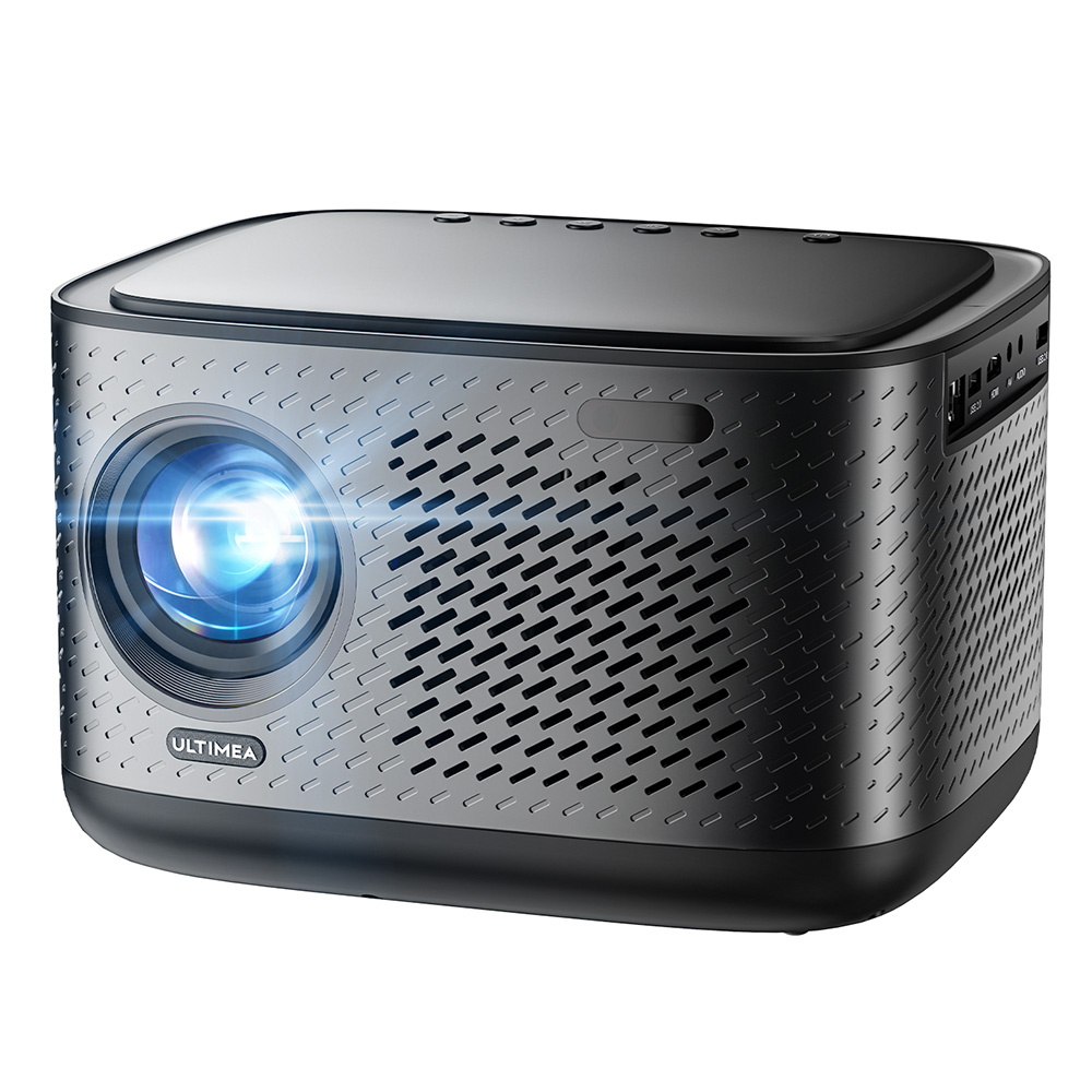 ULTIMEA Apollo P50 Proyector, 800 Lúmenes ANSI, 1080P Nativo, Certificado Netflix, Adaptación Automática de Pantalla y Evitación de Obstáculos, Dolby Audio, WiFi 6, Bluetooth 5.3