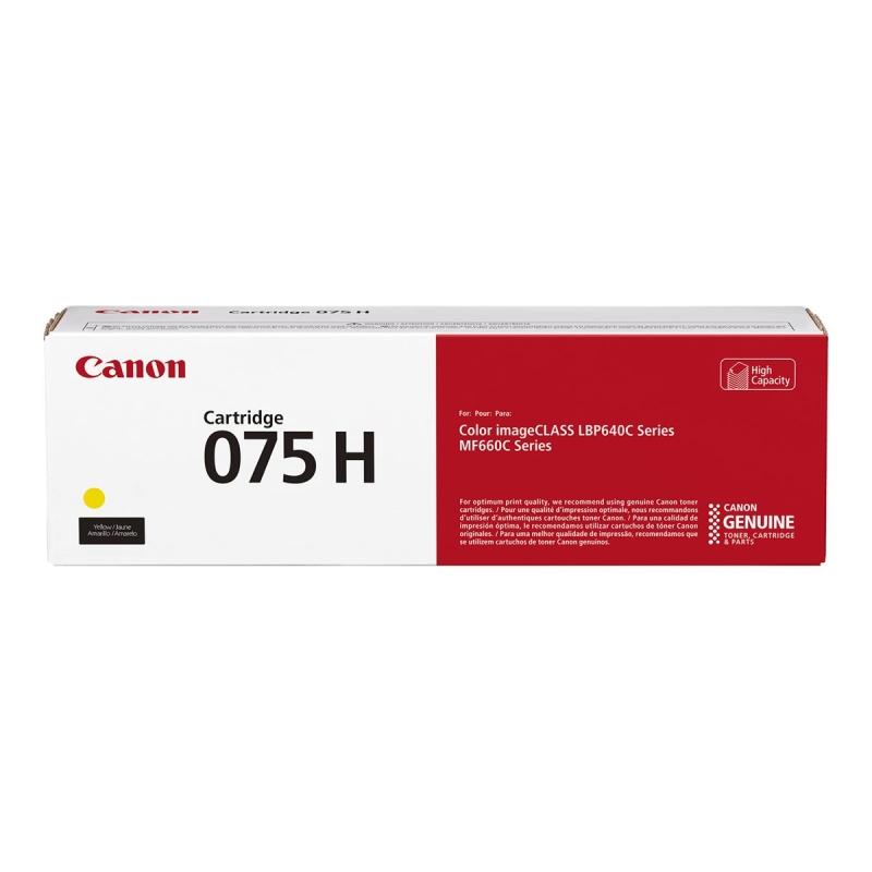 Canon 075h amarillo cartucho de toner original - 6366c002