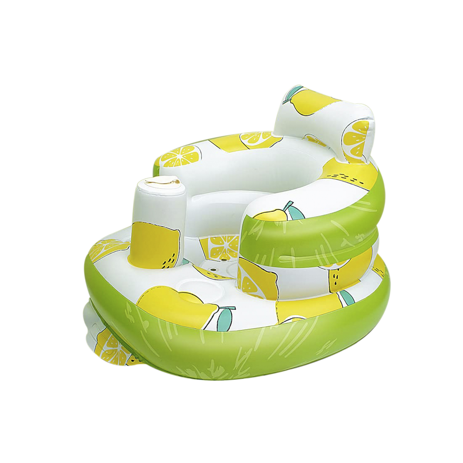 DAM. Silla hinchable para bebés, diseño limones. 58x47x35 cm.