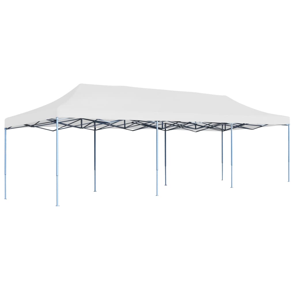 vidaXL Carpa para fiestas pop-up plegable blanco 3x9 m