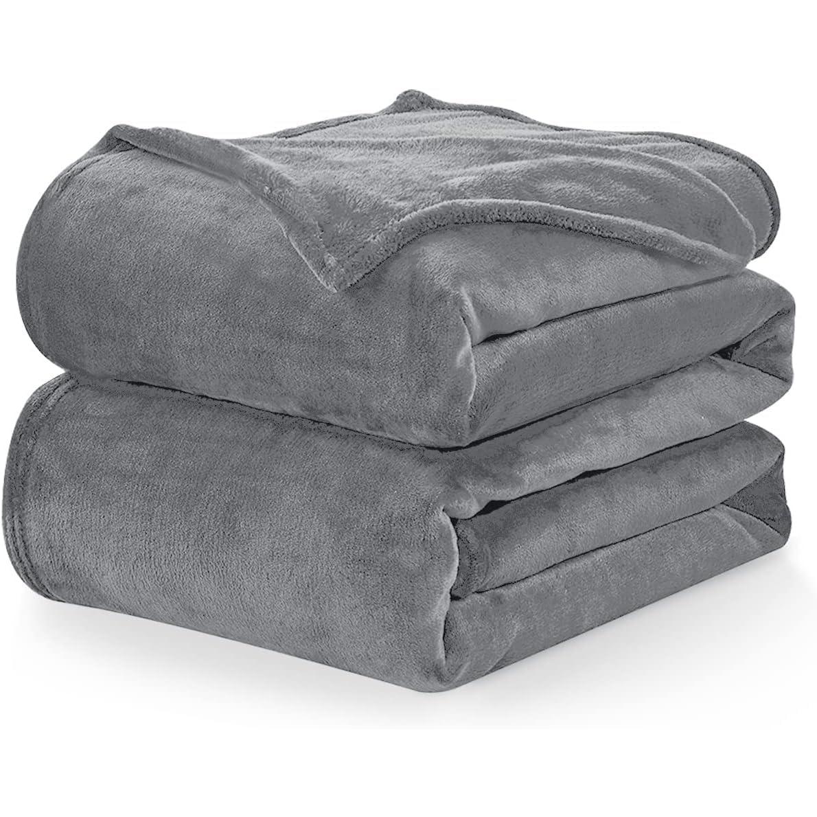 WAVVE Manta Franela Suave y Cálida para Cama y Sofá, Ideal para Camas 90 / 135 / 150 / 160 / 180 cm Transpirable, Sobrecama Elegante Disponible en Diferentes Colores