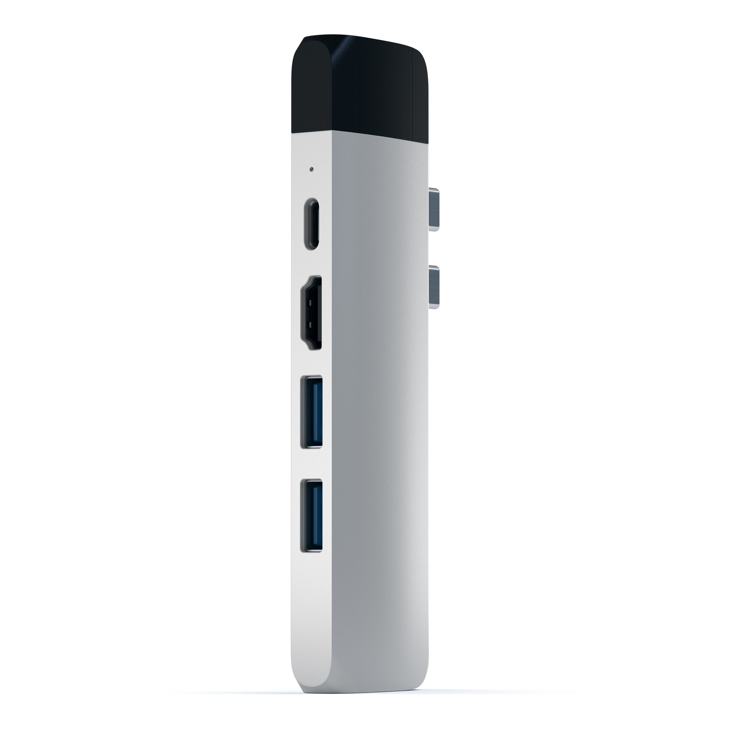 Satechi ST-TCPHES base para portátil y replicador de puertos USB 3.2 Gen 1 (3.1 Gen 1) Type-C Plata