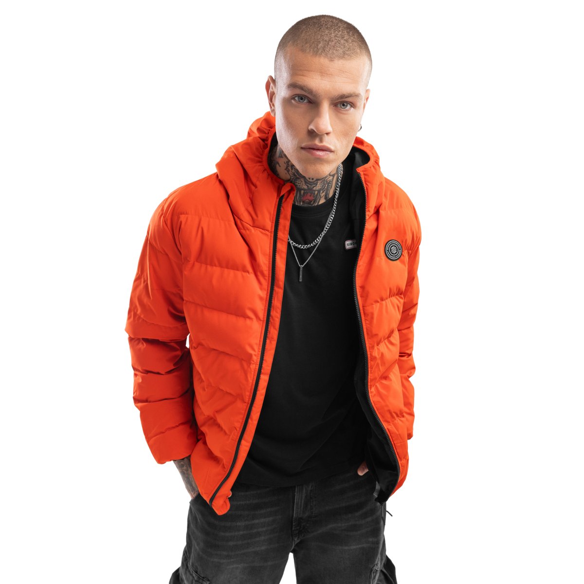 Siroko - Chaqueta Waterproof Casual para Hombre_