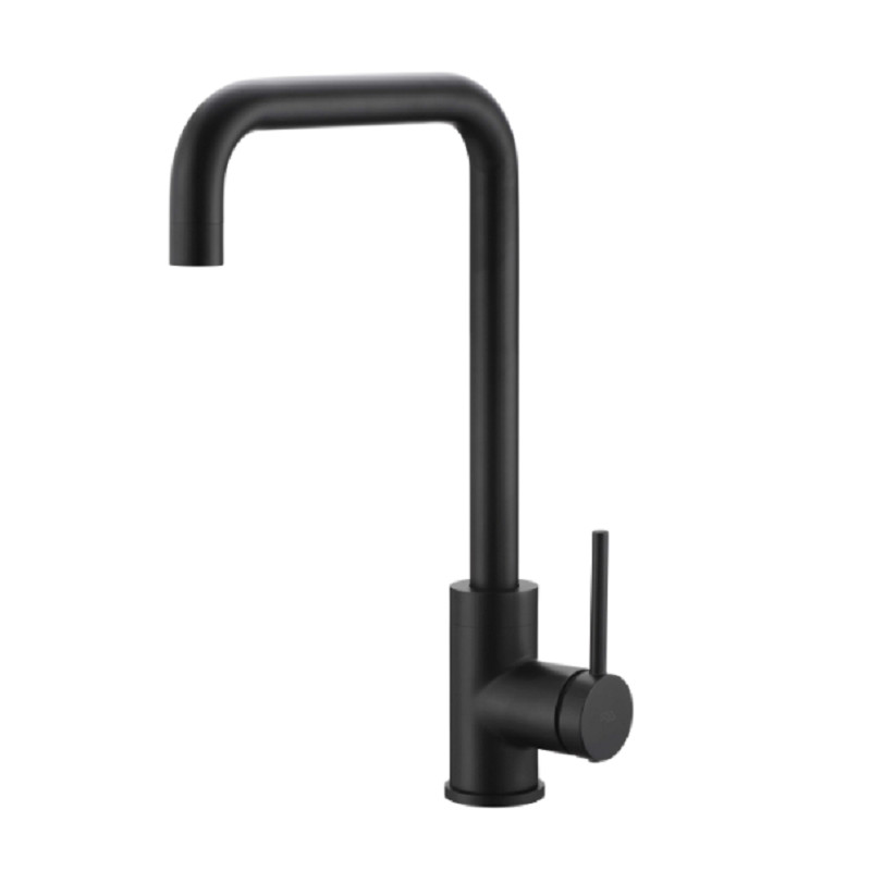 Imex Loira GCR004/NG grifo de cocina monomando con cartucho cerámico de 35 mm acabado negro mate