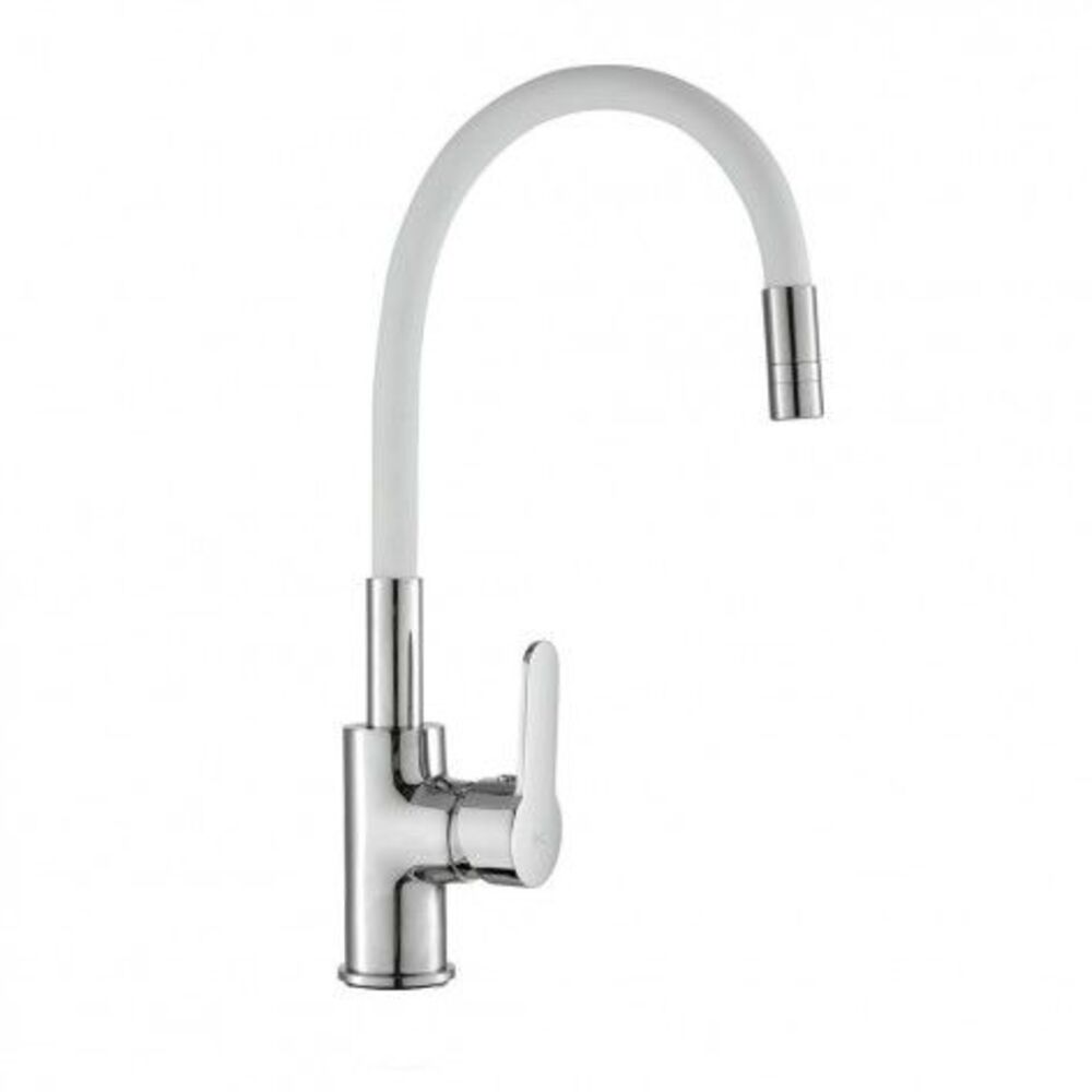 Kalla Monomando Fregadero Flexible Omnia 23631 - Blanco - Muebles y Electrodomesticos Contreras