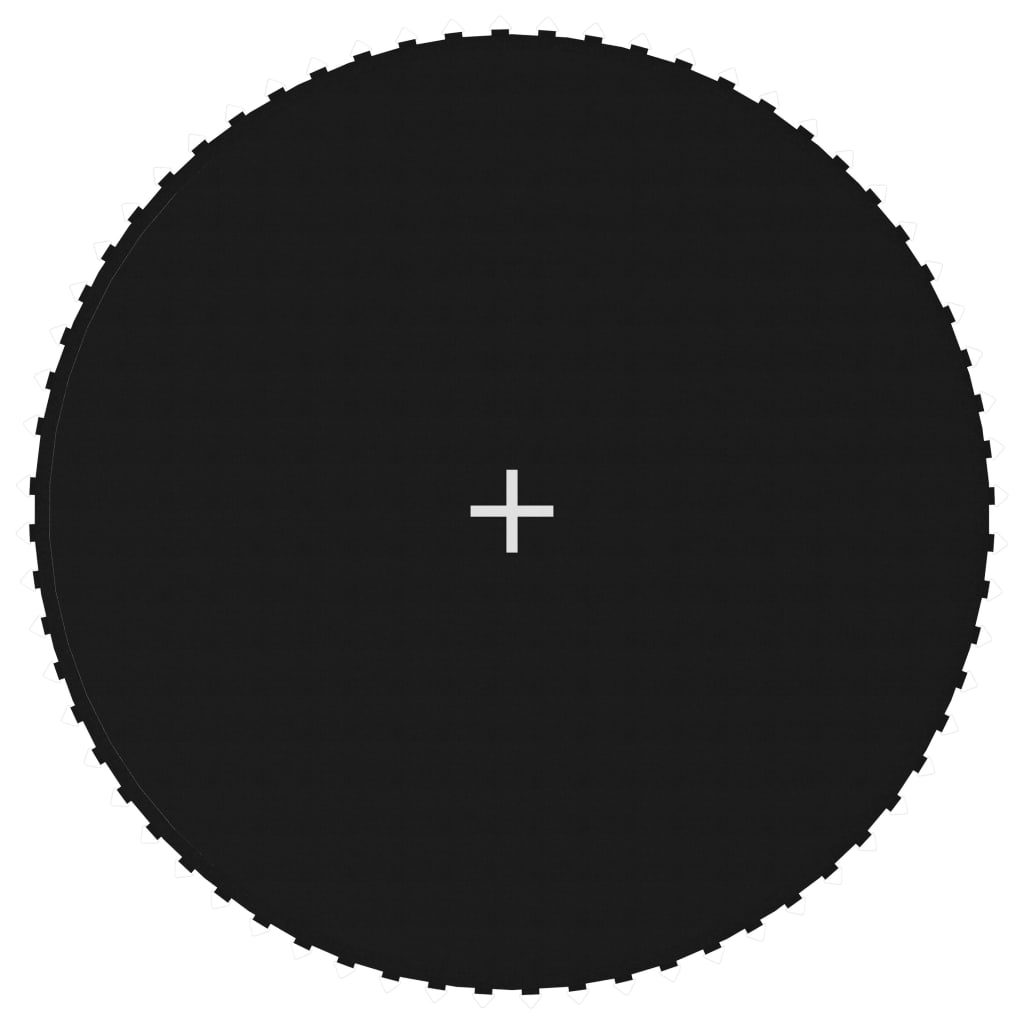 vidaXL Lona de Salto para Cama Elástica Redonda Tela Negro Suelo Recambio Dimensiones 3.05 m,  3.66 m,  3.96 m y mas