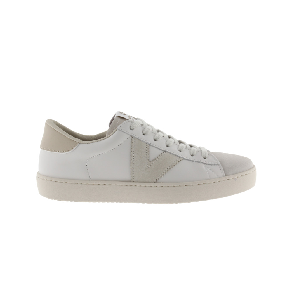 Victoria Berlín Zapatillas de piel con piezas de color y puntera de serraje 1126142