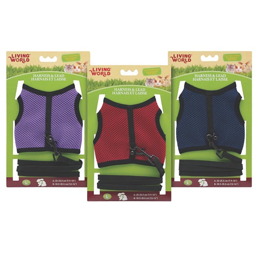 Arnés de Confort Living World para Mascotas Pequeñas, Seguro y Cómodo para Paseos Diarios
