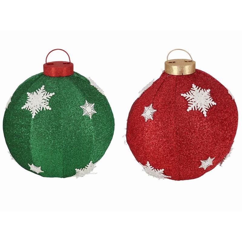 Gerimport Bola Navidad Plegable 12 Luces 80 Cm - Decoración Navideña