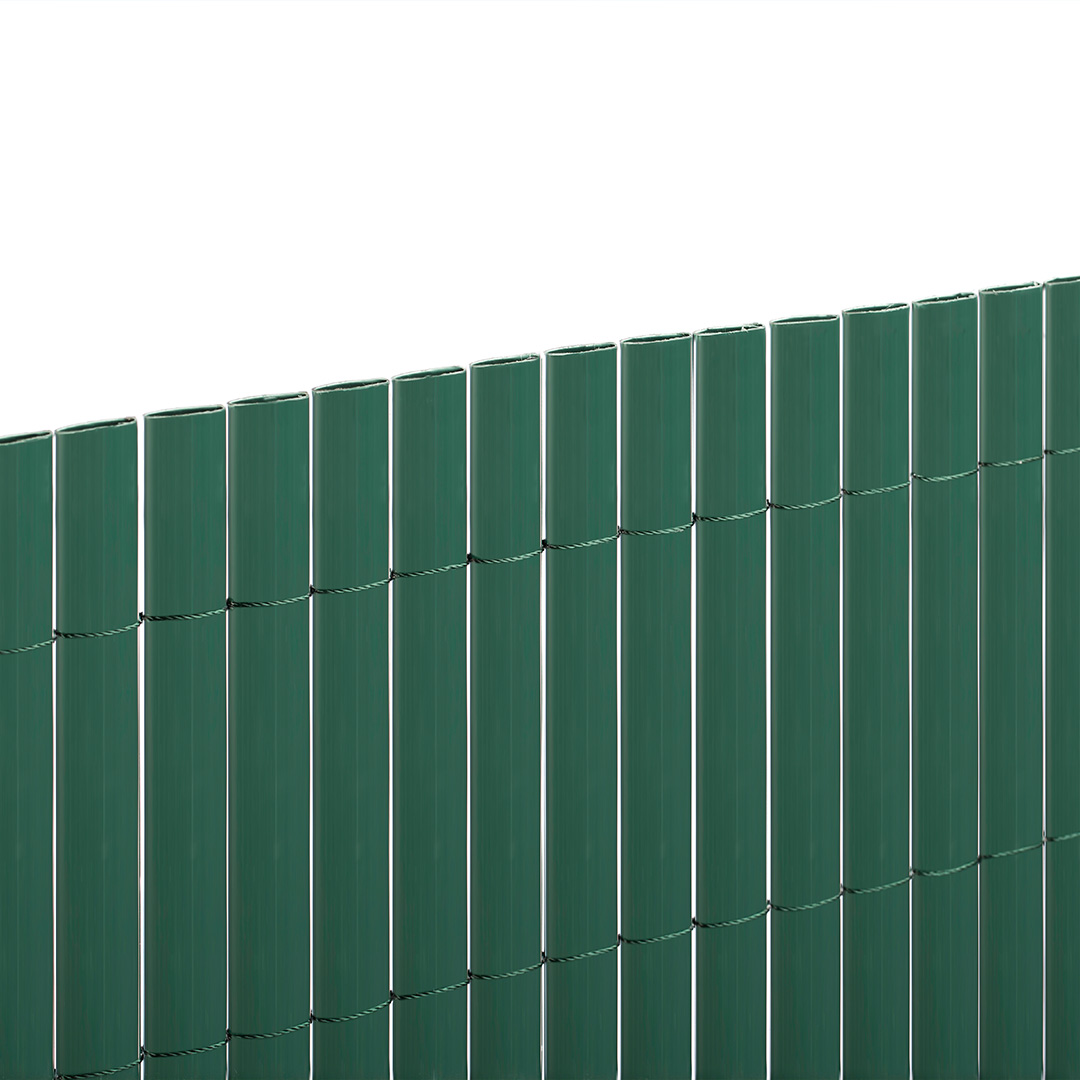 CAÑIZO PVC ESSENTIAL RECYCANE DOBLE CARA 20MM VERDE