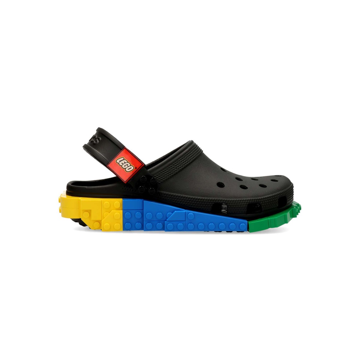 Crocs - Sandalias zueco System Clog LEGO para hombre con ladrillos LEGO integrados en suela y personalización Jibbitz™