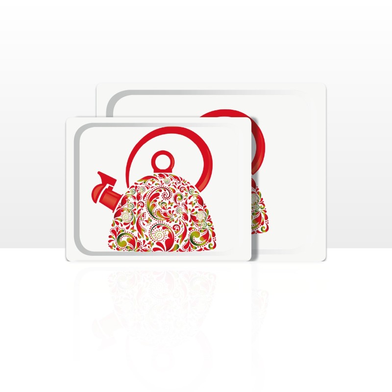 DON HIERRO - Set de 2 bandejas de servir, 42 x 29 cm y 48 x 37 cm, aptas para lavavajillas.-