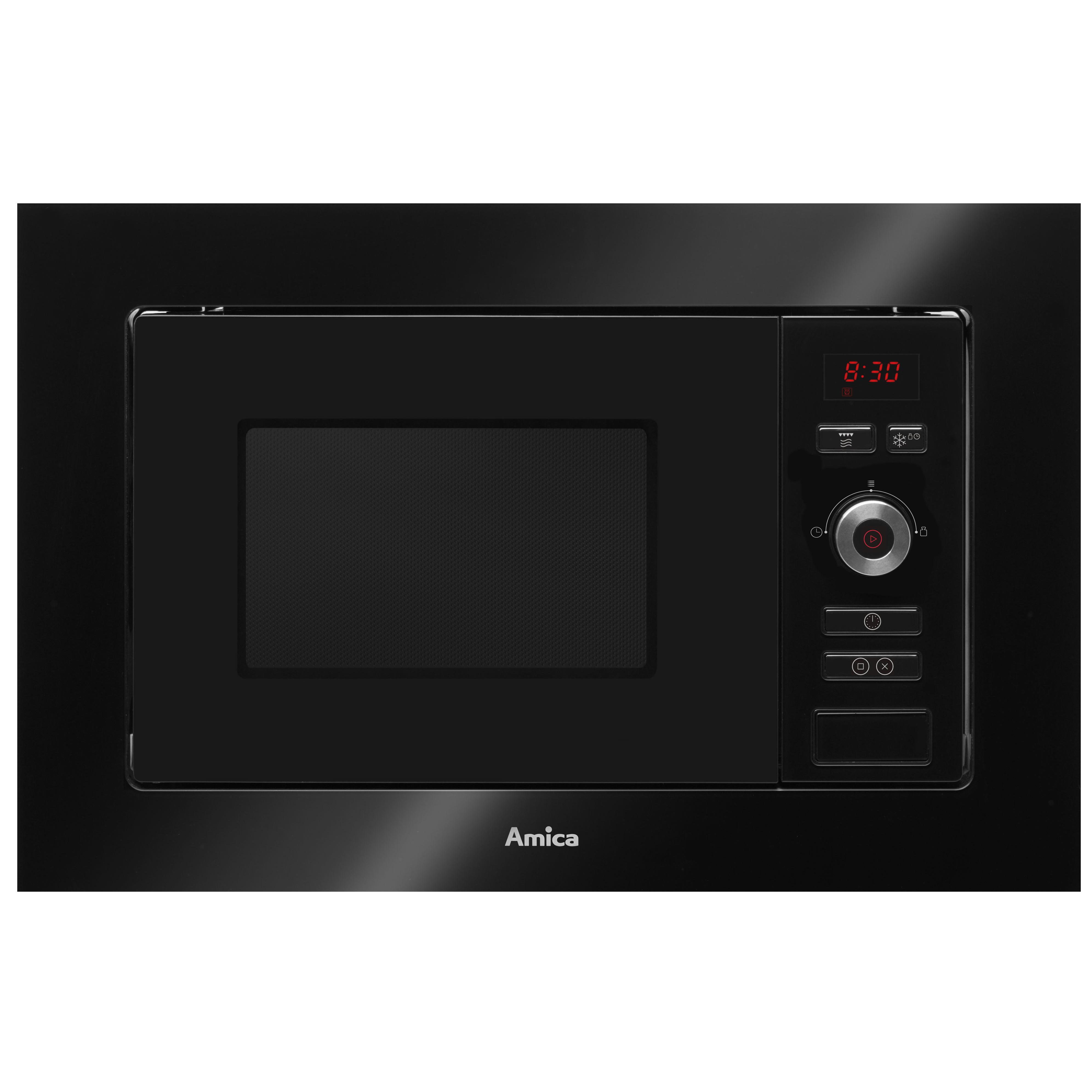 Amica Horno Microondas Negro - Integrado en el Microondas