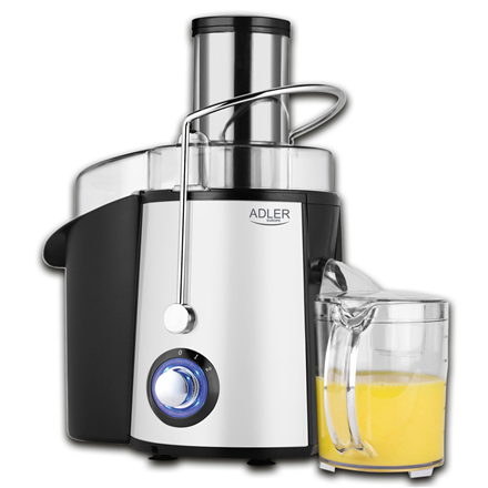 Adler | Exprimidor | AD 4128 | Tipo Exprimidor | Negro mate/blanco | 1000 W | Velocidades: 2