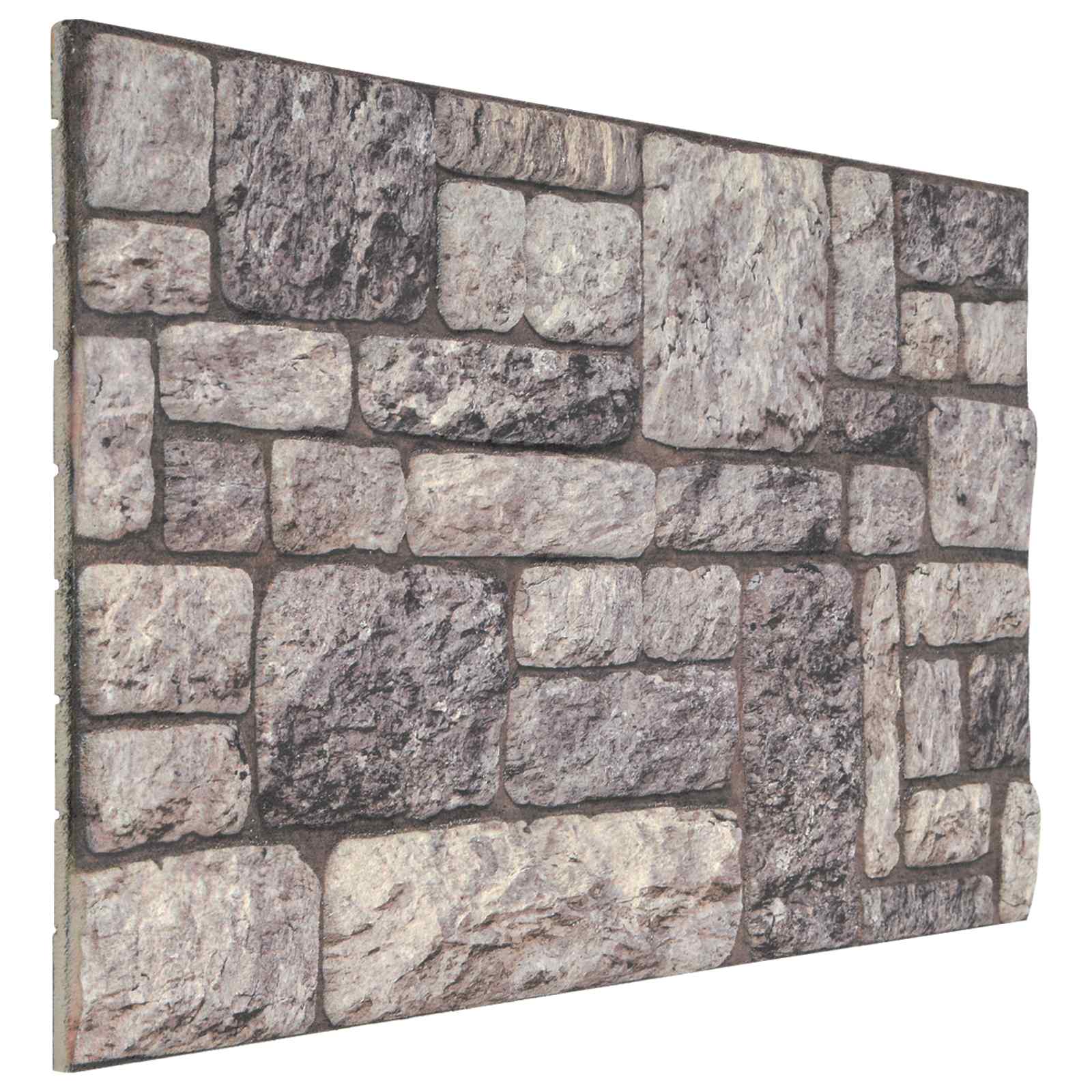 vidaXL Paneles de pared 10 pcs 100 x 50 cm Espuma EPS Multicolor