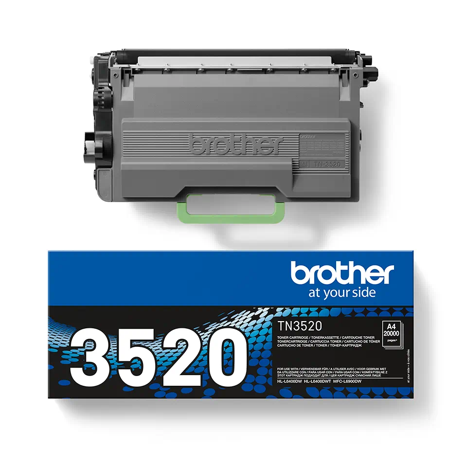 Brother tn3520 negro cartucho de toner original
