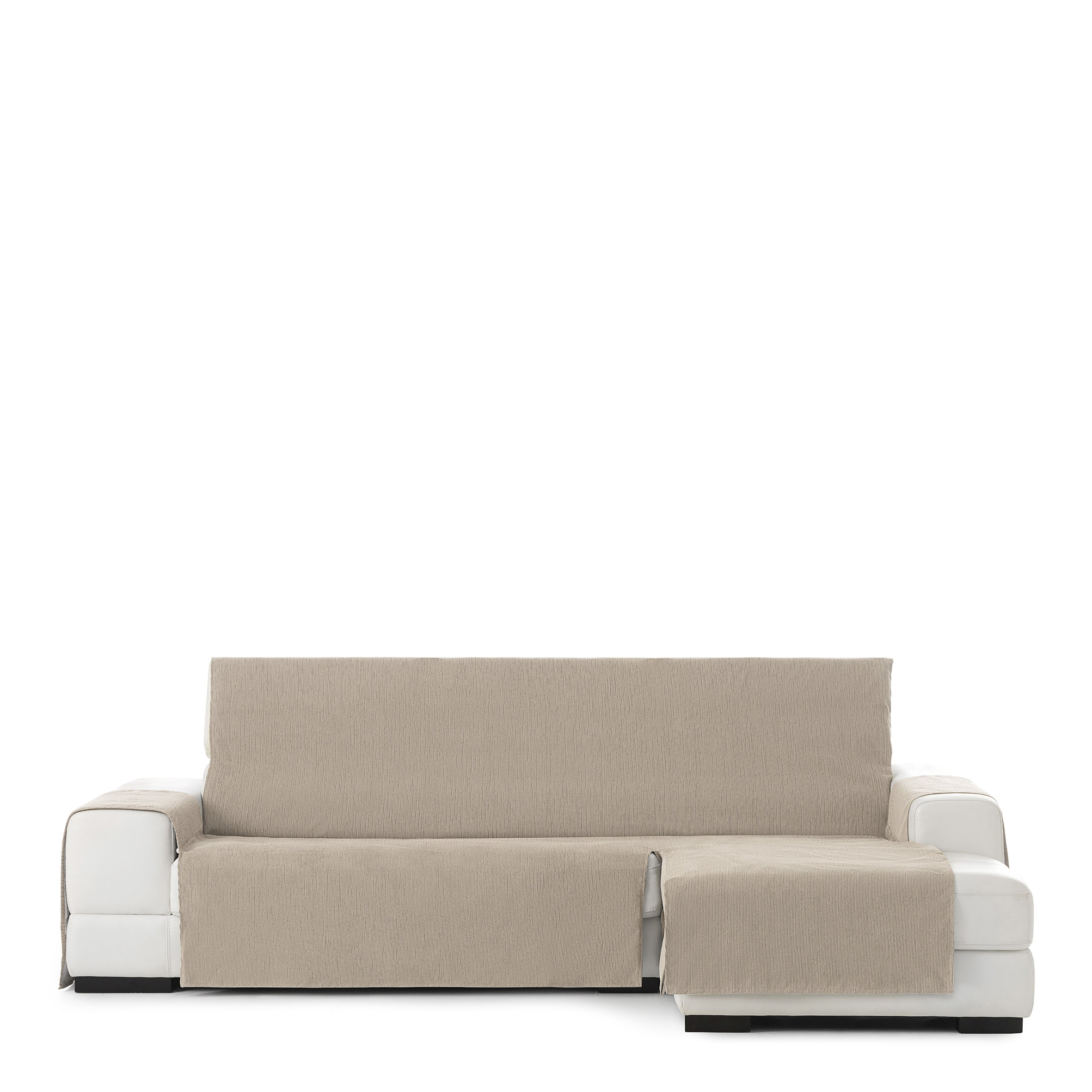 Funda de sofa chaisse longue m/3 mid derecha (Mirando de frente) c/1 extra, Tamaño extra derecha, 170x310x110cm, Fábricada en España