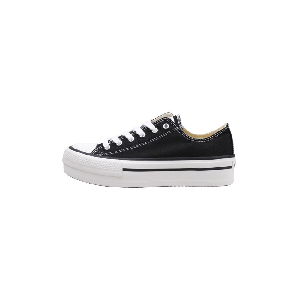 victoria TRIBU DOBLE BASKET LONA Deportivas Con Plataforma Mujer Negro