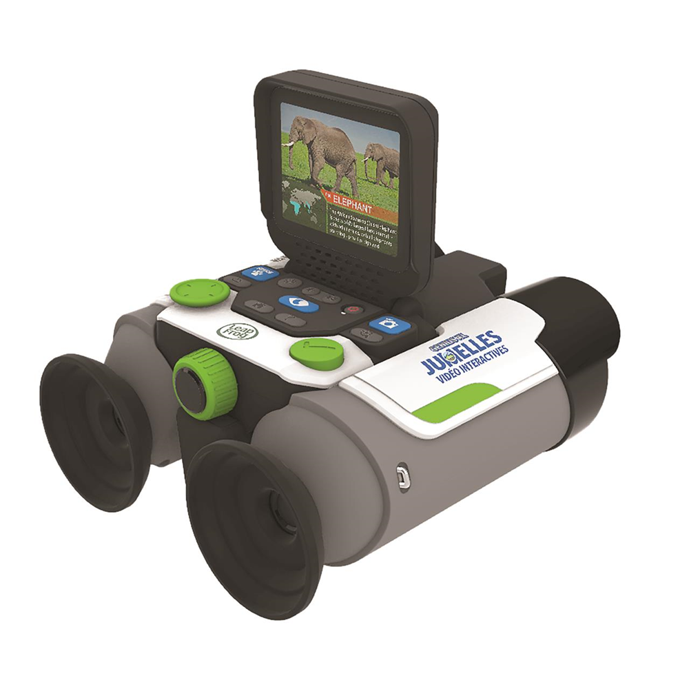 Prismáticos multimedia Nature Explorer 6 en 1 con diseño ergonomico y visión noctura ¡también hace fotos! (Vtech 80-618622)