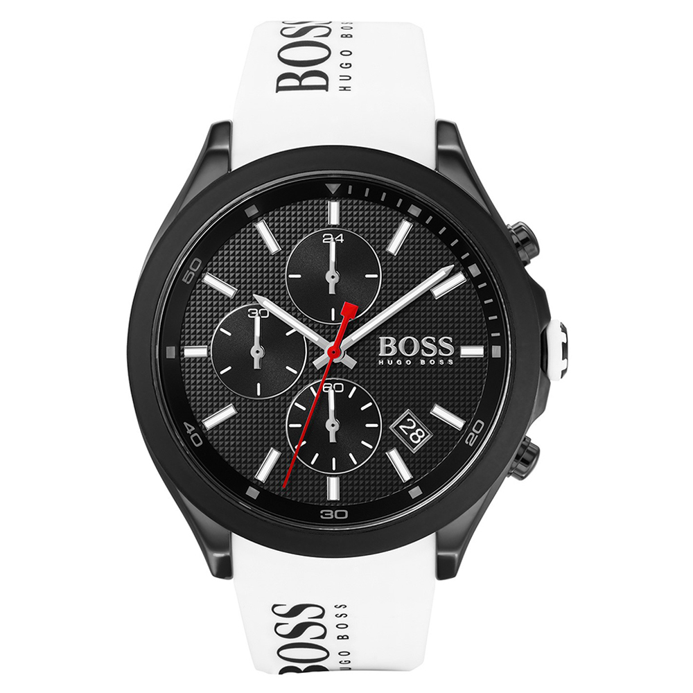 Reloj de Hombre HUGO BOSS 1513718, Esfera Negro de 44 MM + Caja de Regalo Elegante